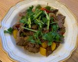 Hình bước làm 2 của món Bò xào rau củ