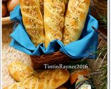 Foto langkah ke 10 dari resep Roti Parmesan Cheese Parmesan Breadstick empuk tapi kokoh.
