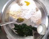A picture of step 2 of Crispy Layered Methi Puri.