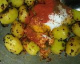 A picture of step 5 of Hog plum achar.