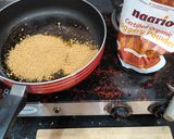 A picture of step 2 of Pecans Bar.