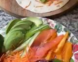Une image de l'étape 6 de 🥗🌮🌽wraps🥑 saumon 🍣 légumes de saison 🌶️🫑🍂.