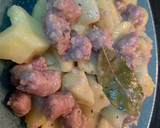 Foto del paso 5 de la receta: Guiso de patata con salchicha blanca