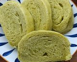 Foto langkah ke 8 dari resep Roti Kukus Pontianak Pandan (no mikser).