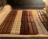 Une image de l'étape 2 de Tablette de chocolat de Noël maison.
