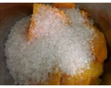 A picture of step 1 of Mango Cake.