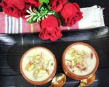 A picture of step 10 of Royal Shahi phirni.