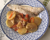 Foto del paso 4 de la receta: Merluza al horno con patatas