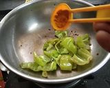 A picture of step 2 of Capsicum Stew.