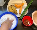 Foto langkah ke 1 dari resep Kolak Labu Kuning, Singkong, dan Pisang.