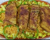 صورة لخطوة 7 من وصفة رز أحمر مع السمك المقلي من أطيب الاكلات 😋🤤