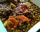Foto del paso 1 de la receta Cocido de lentejas con costilla carnuda de res!