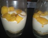 A picture of step 6 of Mango Graham float in Glass.
