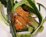Foto del paso 1 de la receta: Cáscaras de pepino en air fryer