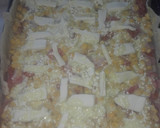 Foto del paso 6 de la receta: Tarta de salchichas, tomate, choclo y queso
