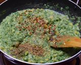 A picture of step 3 of Spinach, Corn and Cheese Sandwich.