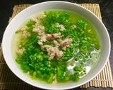 Hình bước làm 5 của món Hoa thiên lý nấu tôm tươi