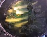 Une image de l'étape 1 de Gratin de jambon aux côtes de chou romanesco,sauce fromage et parmesan (anti gaspi).