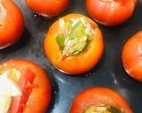 Foto del paso 4 de la receta: 🍅TOMATES🍅 RELLENOS (AL HORNO) CON ZAPALLITOS, VERDURAS VARIAS Y🧀QUESO 🧀