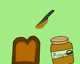 A picture of step 5 of Toast and peanut butter.