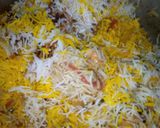 A picture of step 4 of Beef Biryani.