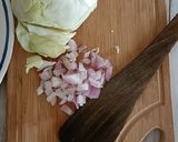 A picture of step 5 of Cabbage Onion Skillet Cakes.