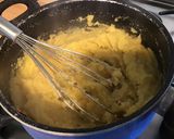 Une image de l'étape 2 de Gâteau de polenta aux cèpes, bœuf, tomate et champignons de paris.