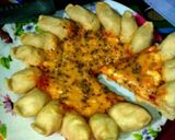 Foto langkah ke 8 dari resep Cheesy bites Pizza teflon 🍕.