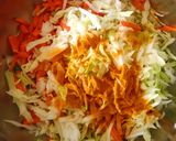 A picture of step 3 of Cabbage carrot subji (panch phorn).