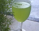 A picture of step 2 of Non alcohol mint Margaret iftar special.