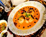 A picture of step 9 of Tri-Color Bell Pepper Cabbage Jhol Momos.