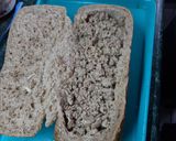 Töltött teljeskiörlésű veknik recept fázis 3 fotója