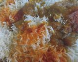 A picture of step 3 of Chicken Tikka Biryani Baghair Oil ke 😊😋.