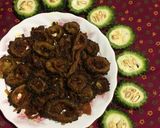 A picture of step 8 of Masala Bitter Gourd.