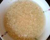 A picture of step 3 of Sweet rice porridge in pumpkin.