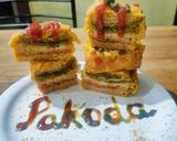 A picture of step 4 of Trio Bread Pakoda.