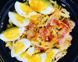 Hình bước làm 4 của món Mì Ý Sốt Kem