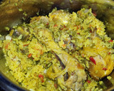 Foto del paso 8 de la receta: Arroz con pollo y macedonia de verduras