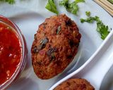 A picture of step 6 of Egg Pakora#worldwideeggs.
