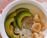 Foto langkah ke 5 dari resep MPASI 11 bulan bubur sumsum kurma topping buah.