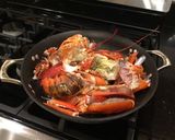 A picture of step 2 of Lobster and Crab Cannelloni.