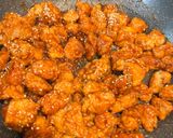 A picture of step 9 of Crispy Korean Chicken Popcorn with Honey Sesame Sauce.