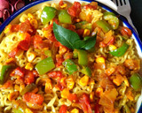 स्ट्रीट स्टाइल वेज़ मसाला मैगी (street style masala maggi recipe in Hindi) रेसिपी चरण 7 फोटो