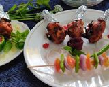 A picture of step 4 of Tandoori Chicken Lollipop.