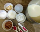A picture of step 1 of Rice Pudding (Instant Badam Firni).