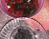A picture of step 2 of Heart Fruit Cake.