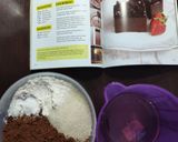 Foto langkah ke 1 dari resep Eggless Chocolate Cake #ResepFridajoincoffee #ResepSimpleFrida.