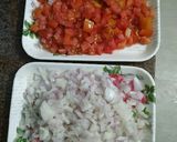 A picture of step 3 of Begun ka bharta.