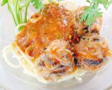 Hình bước làm 5 của món Mì spagetti sauce thịt viên