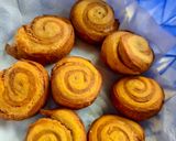 A picture of step 10 of Pinwheel bread.